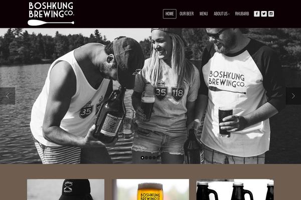 Growler theme site design template sample