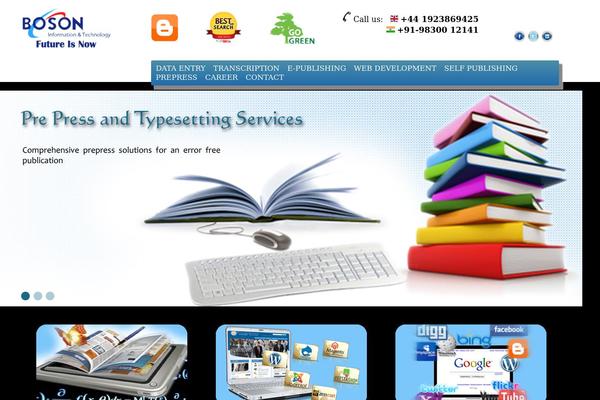 Boson theme site design template sample