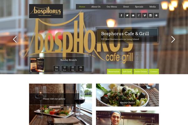 Forked theme site design template sample