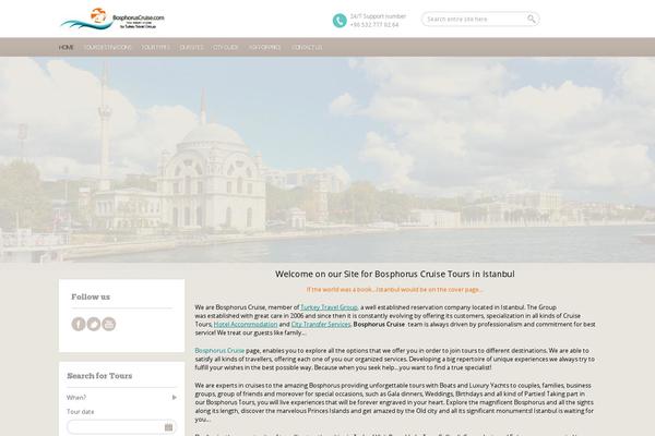 BookYourTravel theme site design template sample