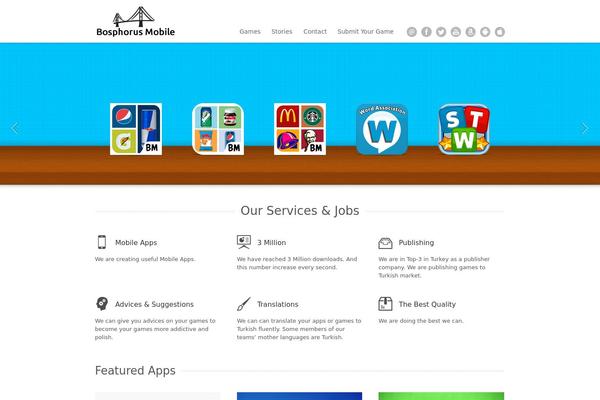 Grizzly theme site design template sample
