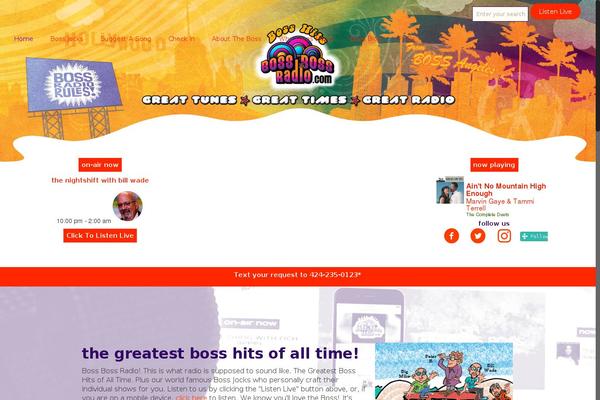 Site using Speed Contact Bar plugin