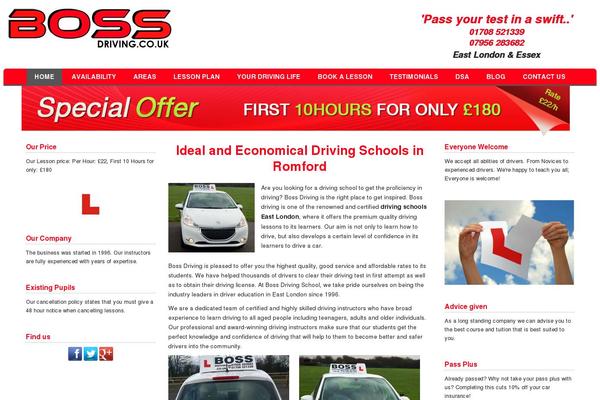 Prose theme site design template sample