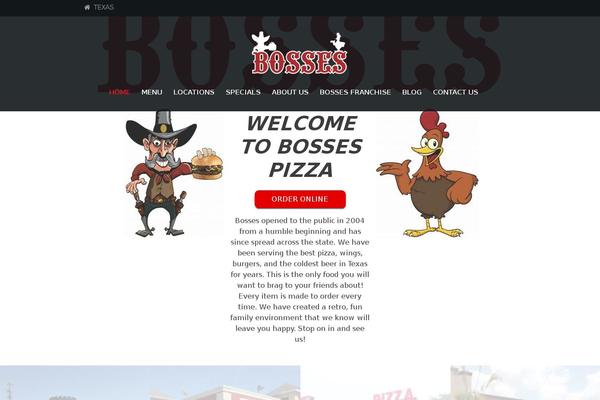 Bakery theme site design template sample