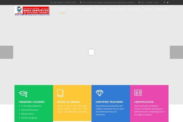 Masterstudy-child theme site design template sample