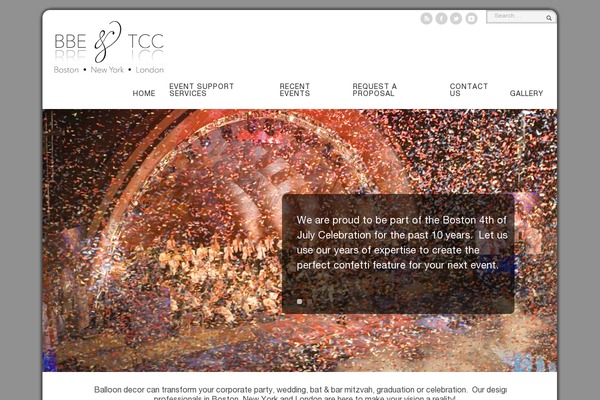 Balloon theme site design template sample