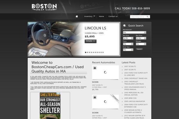 Automotive theme site design template sample