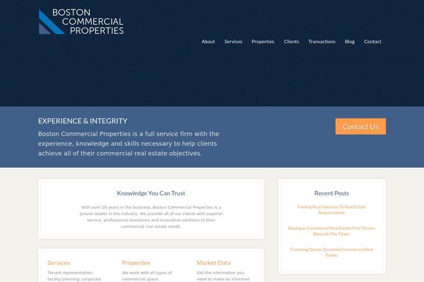 Bcp theme site design template sample
