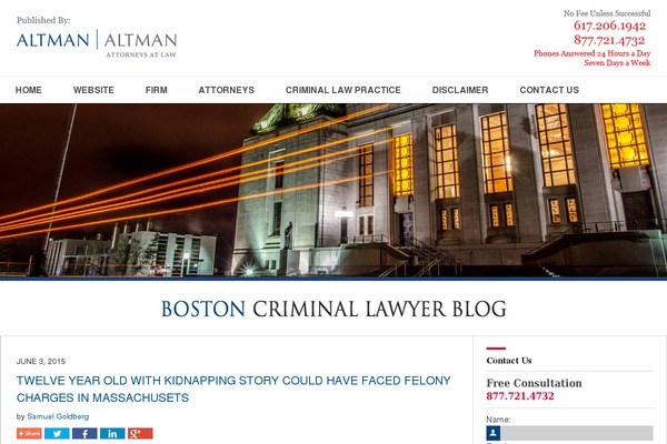 bostoncriminallawyerblog.com site used Willow