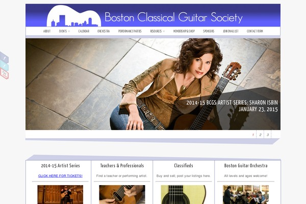 bostonguitar.org site used Zenon