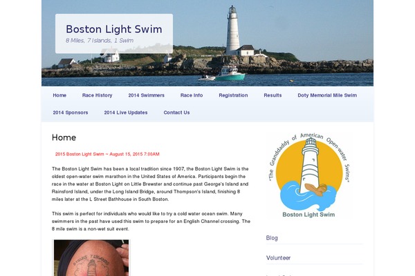 bostonlightswim.org site used Wedding Bells