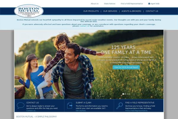 bostonmutual.com site used Boston-mutual-2016