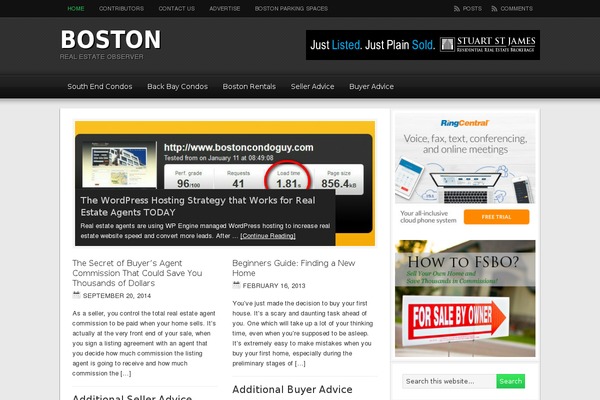 Magazine theme site design template sample