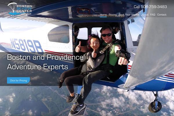 bostonskydivecenter.com site used Luxuos1.7.6