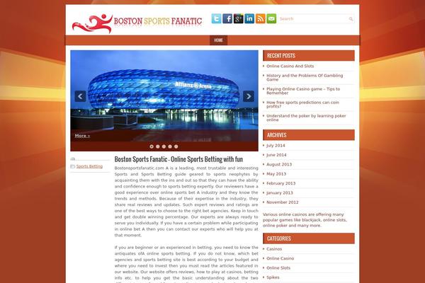 bostonsportsfanatic.com site used Nexia