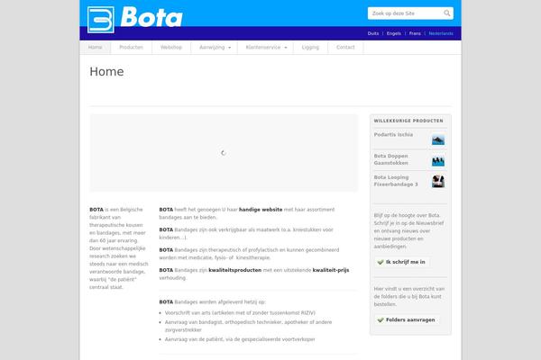 Bota theme site design template sample