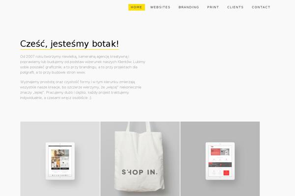 Pure theme site design template sample