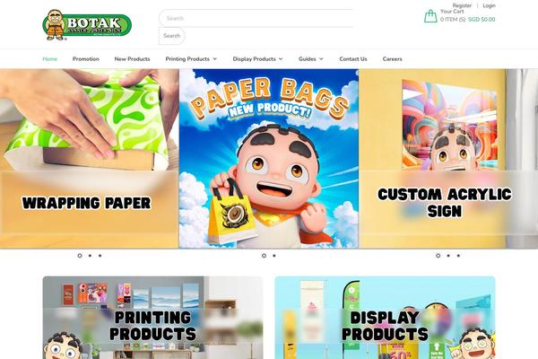 Site using Web-to-print-online-designer plugin