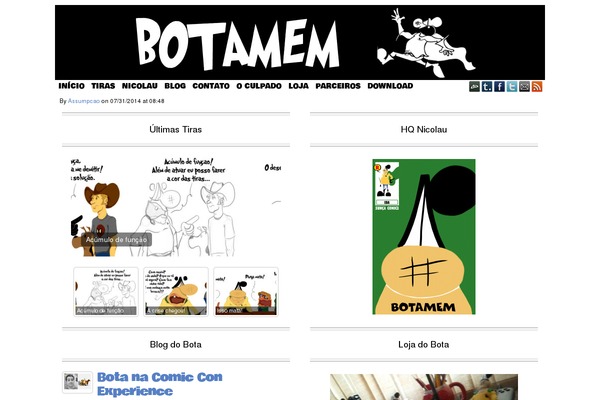 Site using Comic Easel plugin