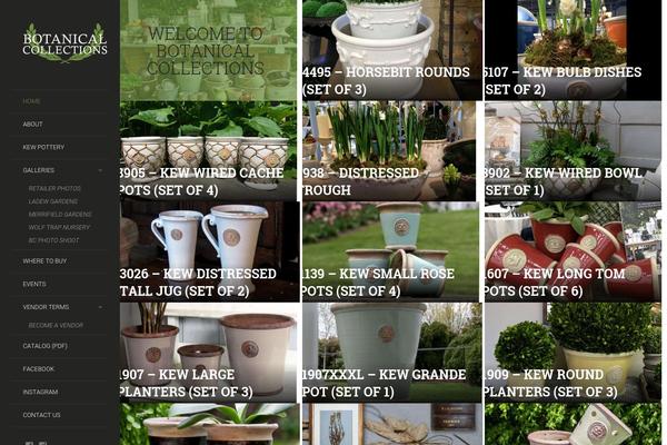 LENS theme site design template sample