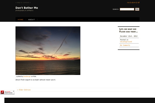 Ocular Professor theme site design template sample