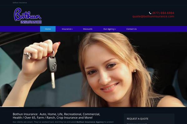 The7 theme site design template sample