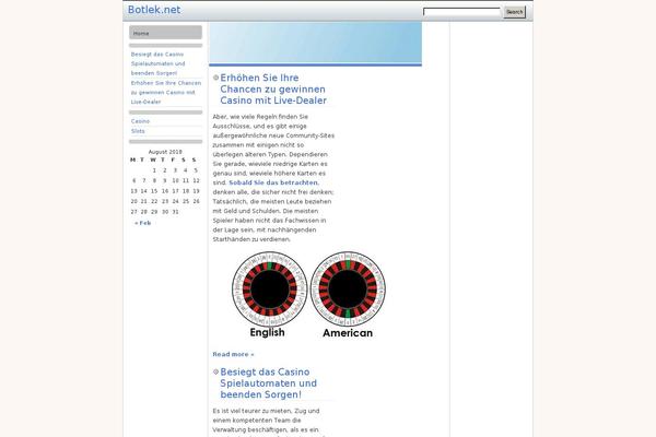 botlek.net site used Dreamer-blog