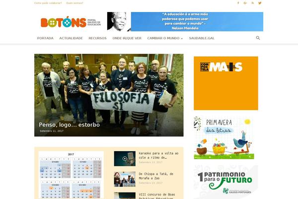 BlogNews theme site design template sample
