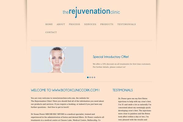 Beauty theme site design template sample