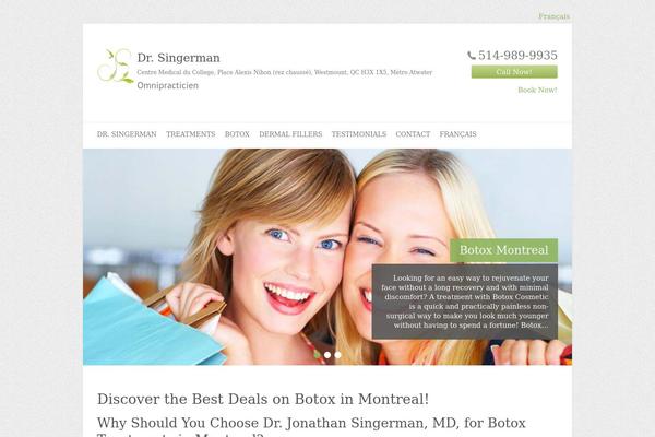Attitude Pro theme site design template sample
