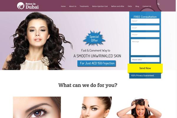botoxindubai.com site used Botox