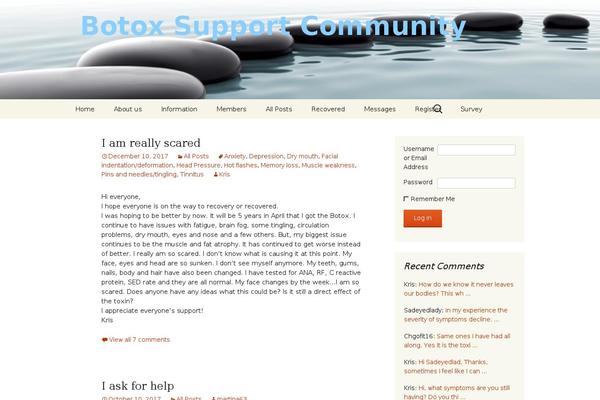 Site using Vertical scroll recent comments plugin
