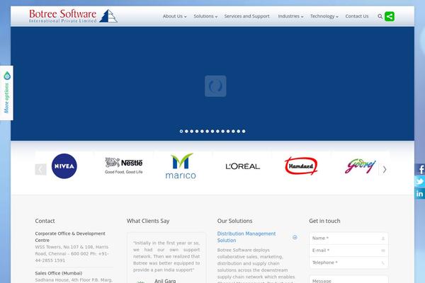 Globex theme site design template sample
