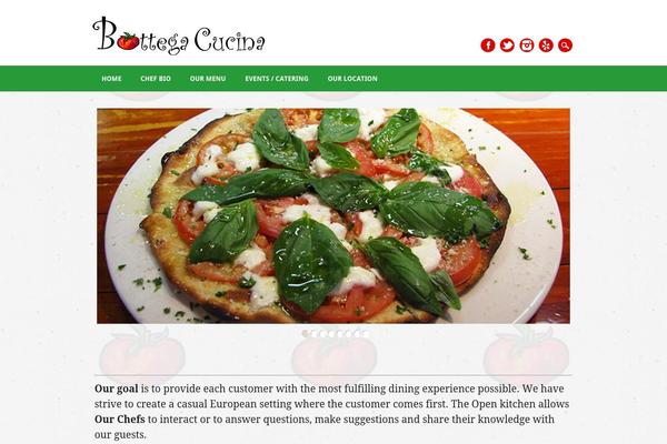 Restaurateur theme site design template sample