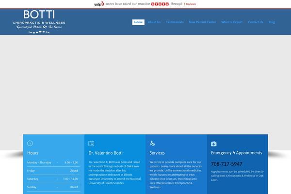 HealthCenter theme site design template sample