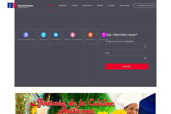 Classiera theme site design template sample