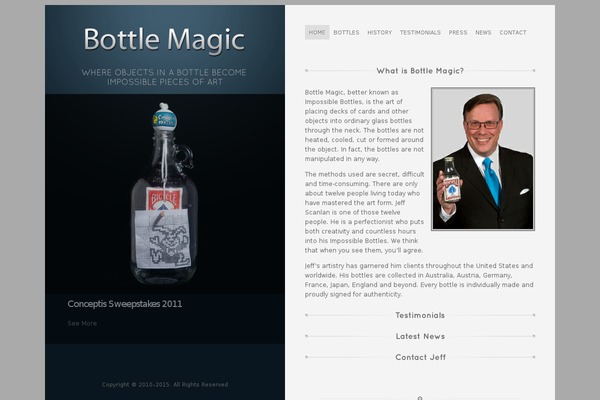 bottlemagic.com site used Twentyseventeen-child