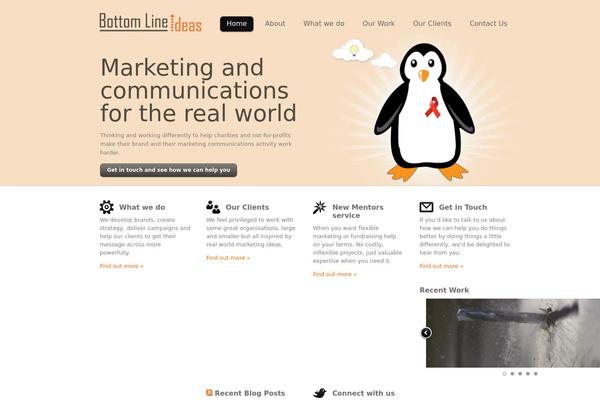 Leverage theme site design template sample