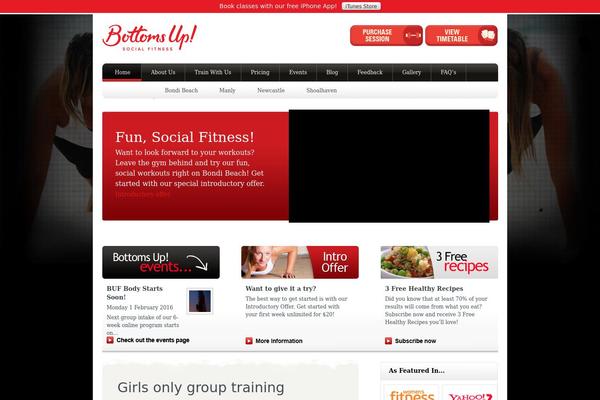 bottomsupfitness.com.au site used Buf