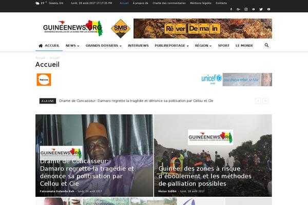 Site using Facebook Like Box plugin