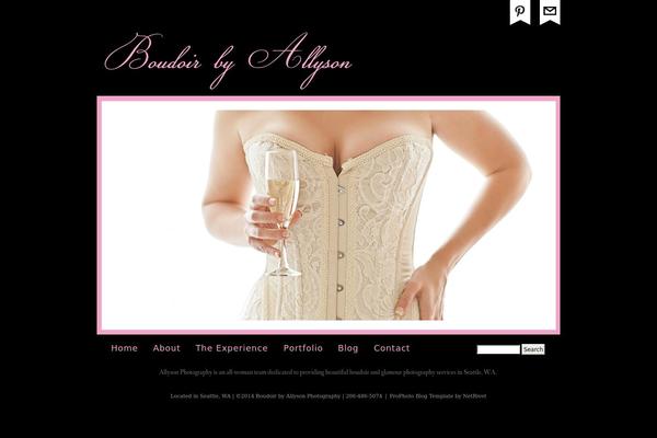 Prophoto4 theme site design template sample