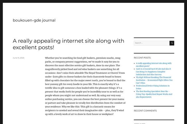 Twenty Sixteen theme site design template sample