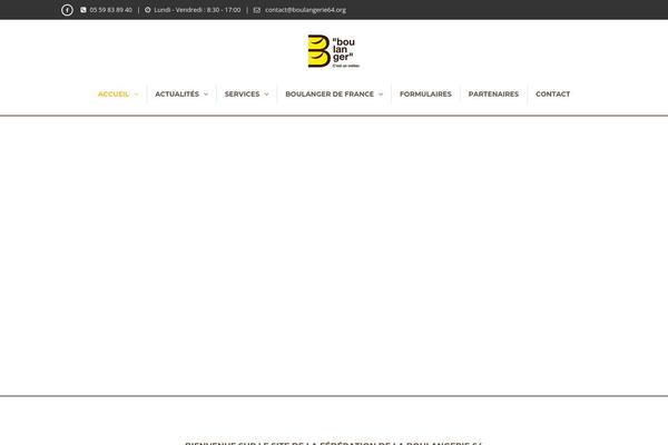 Bakery-child theme site design template sample