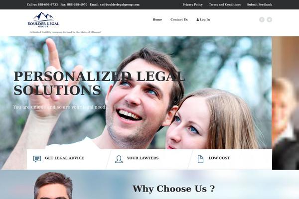 JUSTICE theme site design template sample