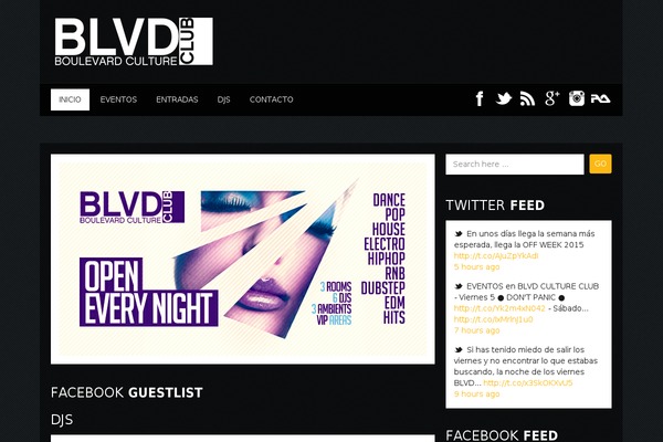 Soundwave theme site design template sample