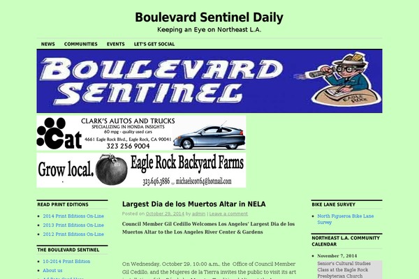 Coraline theme site design template sample