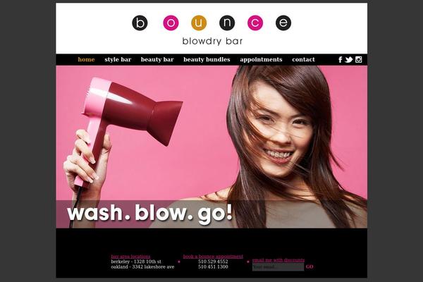 Bounce theme site design template sample