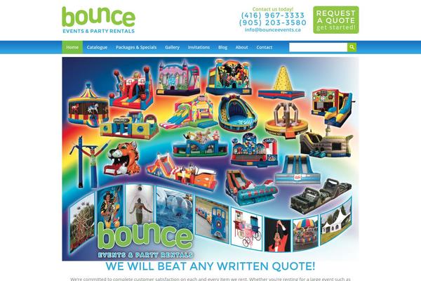 bounceevents.ca site used Bounce