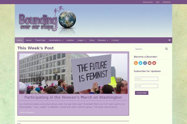 boundingoveroursteps.com site used Christopher-wpcom