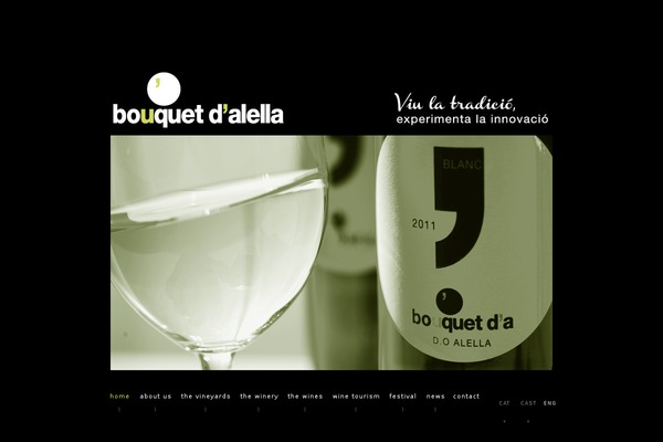 Bouquet theme site design template sample